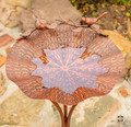 28.75" Tall Lilypad-Shaped Birdbath & Tri-Stand in Antique Bronze | ZLIZR180619-BZ