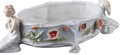 Kneeling Maiden and Poppies Fine Porcelain Bowl | USIAP20321AA