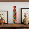 Handmade 15 inch Guatemalan Wooden Virgin Guadalupe Figure | MCHAC-WFM-2501