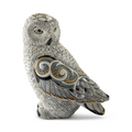 Limited Edition Grey Owl Ceramic Figurine | DER478