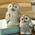 Great White Owl Ceramic Figurine - Mama | DERF266