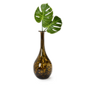 Hand Blown Large Long Neck Tortoise Print Vase | TC55638