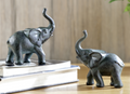 Set of 2 Elephant Tabletop Sculptures | SPI64047