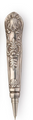 Floral Silver Plate Victorian Knife Handle Pen in Gift Pouch | TC55307