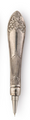Floral Silver Plate Victorian Knife Handle Pen in Gift Pouch | TC55307