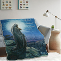 A Prayer for Peace Quilted Throw Blanket | DUKDQT25129