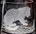African Safari Crystal 13 oz. Rocks Glass Set of 4 | EC660-AF-Safari/4