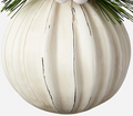 Hand Carved Wooden Owl on Glass Ornament | OHDNF0697 - Owl