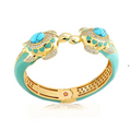 Sea Life Eau Turtle Bangle Bracelet | LAB787051GTURQUOISE