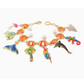  Sea Life Charm Bracelet | LAB78763GHOTRED24