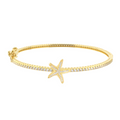 Eau Starfish Bangle Bracelet in Gold | LAB871081GOLD