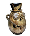 20.25" Tall Metal Steampunk Jack-O-Lantern Head Halloween Accent | ZLISK187090