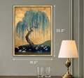 Martha Stewart Perry Street | Modern Landscape: Willow Study I | Framed Contemporary Wall Art | WWDMS00034a