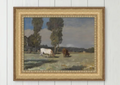 Martha Stewart Bedford | Pastoral Study: Grazing Cattle | Framed Wall Art | WWDMS00044