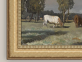 Martha Stewart Bedford | Pastoral Study: Grazing Cattle | Framed Wall Art | WWDMS00044