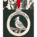 Handmade Boxed Cardinal Always With You Ornament Pewter Ornament | BSPCO-555