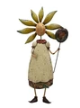 Set of 2 Assorted Whimsical Metal Flower Couple Garden Figurines (ZLISK716320-30-SET
