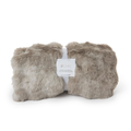Marbled Taupe Faux Fur Throw | TC201458