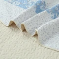 Blue Blossom Floral Patchwork Quilt Set | DUKDQ25248