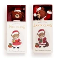 Santa Bear Ornament in Gift Box | TC45151