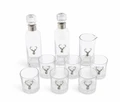 Elk Bust Bar Set