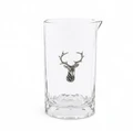 Elk Bust Hatched Bar Glass Mixing Pitcher | VHCB492EB