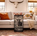 Engraved Birch Wood Panel of Texas Longhorn | BEN5514 - TexasLonghorn