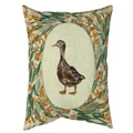  Brown Duck Portrait Climaweave Indoor Outdoor Throw Pillow | MWWSHDPB