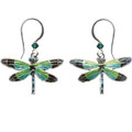 Radiant Gossamer Wing Dragonfly Wire Earrings | Bamboo Jewelry | BJ0076E -2