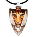 Tigris Yellow Tiger Crystal Necklace |  84124 | Mats Jonasson Maleras Jewelry -2