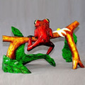 Frog Bronze Sculpture "Got Bugs?" | Barry Stein | BBSGOT1-CR -2