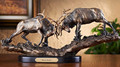 Elk Sculpture "Royal Battle" | Big Sky Carvers | BSCB5030063