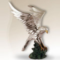 Eagle in Flight Silver Plated Sculpture | 2522 | D'Argenta