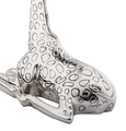 Giraffe Sitting Silver Plated Sculpture | 2523 | D'Argenta