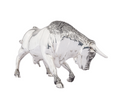 Silver Plated Bull Sculpture | 7500 | D'Argenta