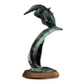 Heron Bronze Sculpture "Morning's Calm" Blue | Mark Hopkins | MHS81026C