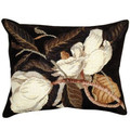 Magnolia Needlepoint Down Pillow | Michaelian Home | MICNCU411 -2