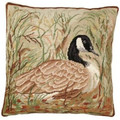 Canada Goose Needlepoint Down Pillow | Michaelian Home | MICNCU748 -2