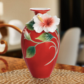 Island Beauty Hibiscus Small Vase | FZ01693 | Franz Porcelain Collection