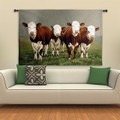 Fab Four Cow Tapestry Wall Hanging | Pure Country | pc5304wh