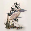 Heron Wall Sculpture Facing Right | TI Design | CW280