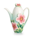 Geranium Garden Porcelain Teapot | FZ02371 | Franz Porcelain Collection