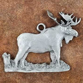 Moose Pewter Ornament | Andy Schumann | SCHMC122108