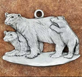 Polar Bear Pewter Ornament | Andy Schumann | SCHMC122127