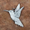 Hummingbird Pewter Ornament | Andy Schumann | SCHMC122145