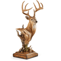 Whitetail Deer Sculpture "Watchful" | Mill Creek Studios | 6567526465 -2