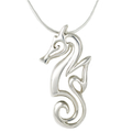 Seahorse Pendant Necklace "Polo" | Big Blue Jewelry | Roland St. John | BC13-18