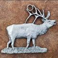 Elk Pewter Ornament | Andy Schumann | SCHMC122174