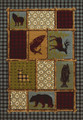 Bear Fish Area Rug "Acadia Park" | United Weavers | 511-31775-5x7