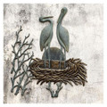 Crane Pair in Nest Wall Plaque | 34043 | SPI Home -2